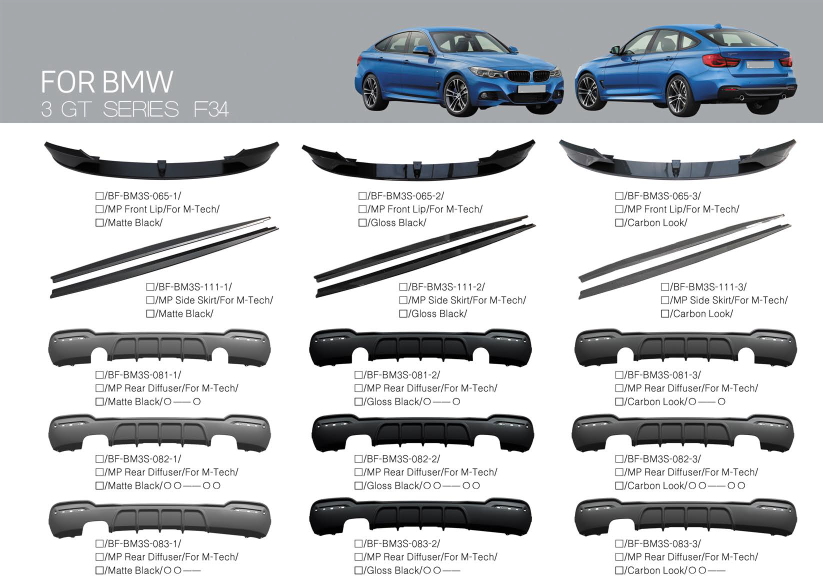 ilbcavne Autositzbezüge Leder Universal Set für BMW Serie 3 GT F34 / F34 GT  Tuning / F34 Tuning / 320I GT / 320 GT Auto Sitzbezug 34(Size:Ohne